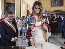 Controversy over Melania Trump jacket nearly American income