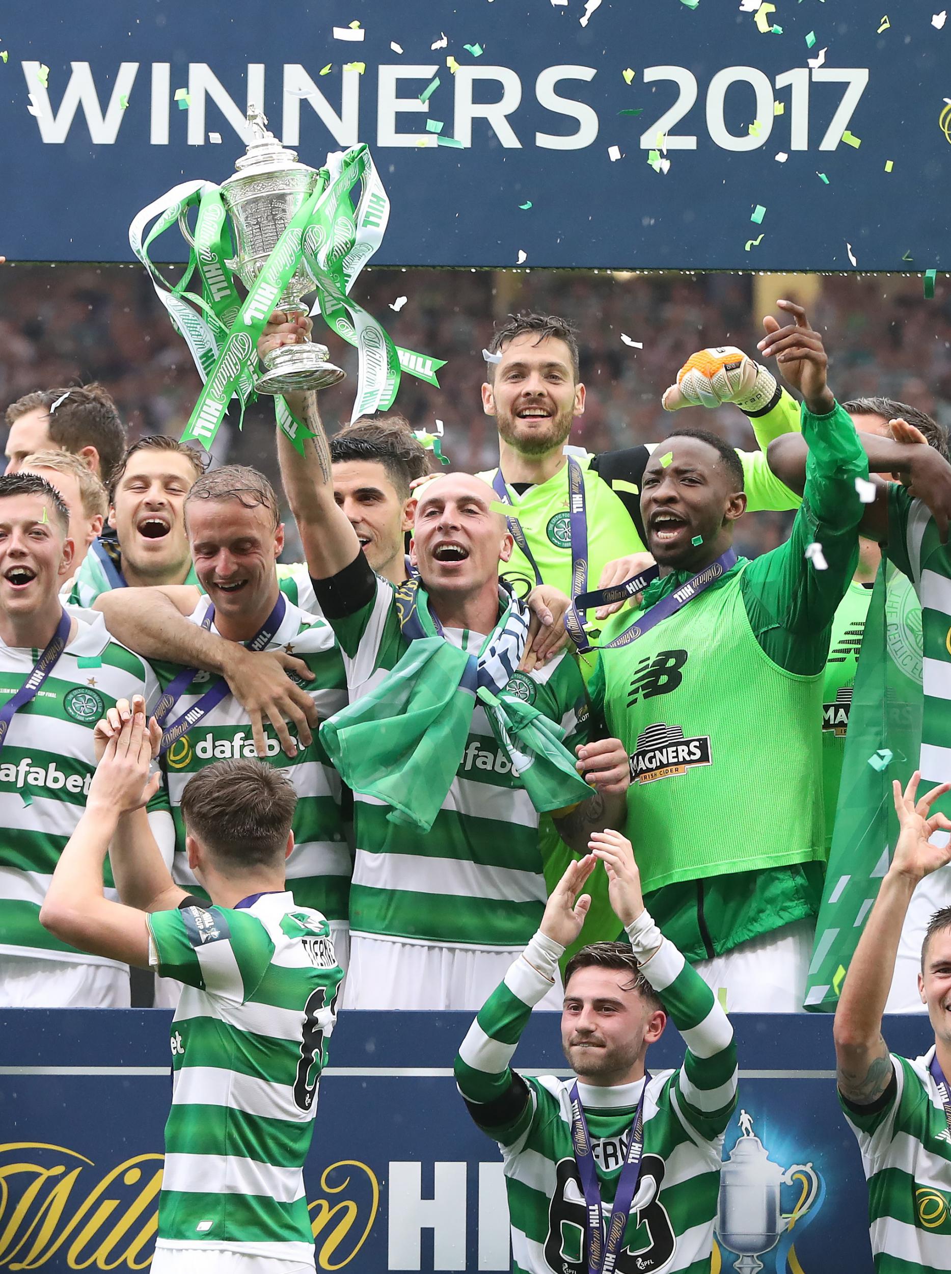 Brown lifts the Scottish Cup