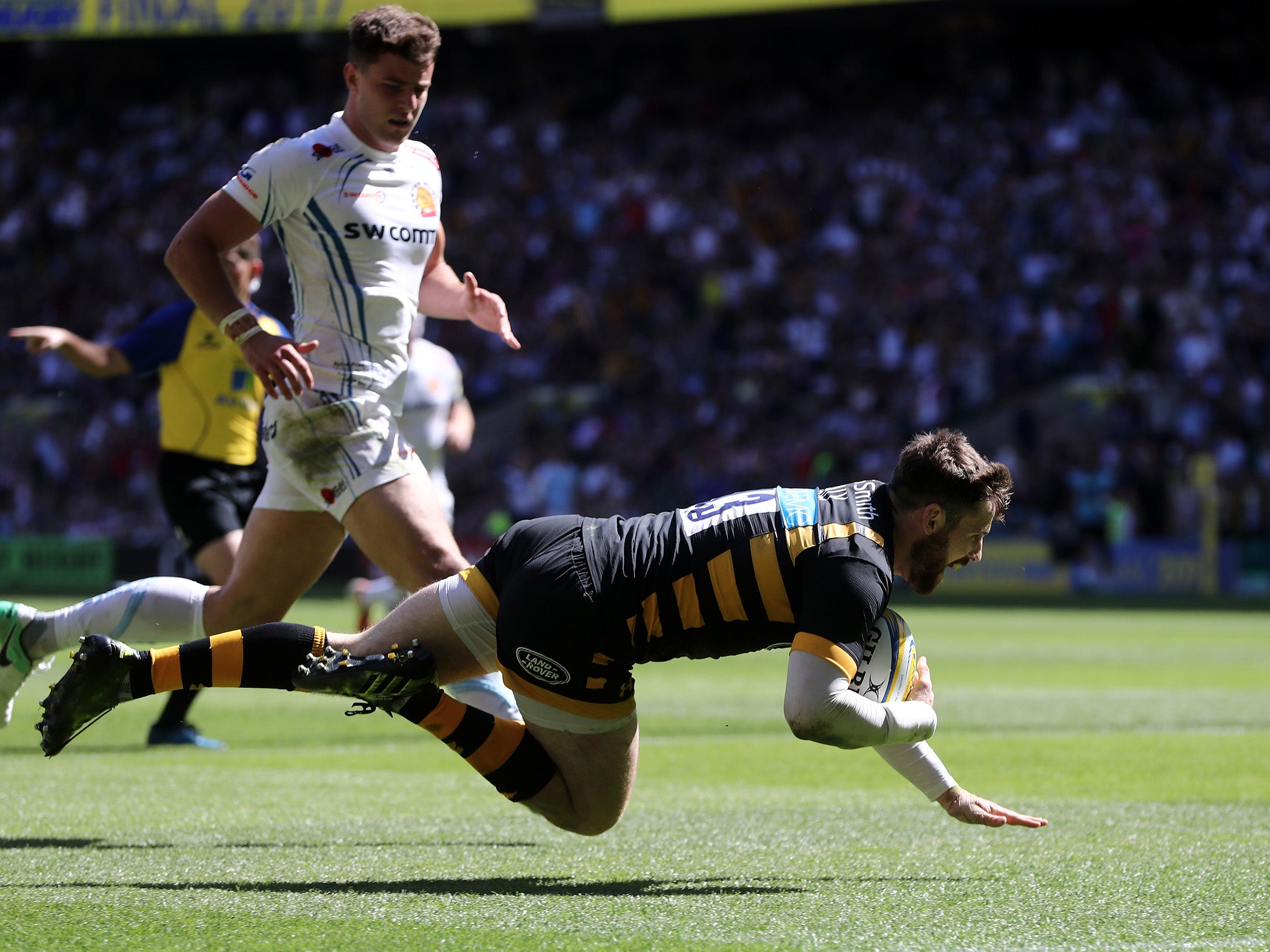 Elliot Daly gave Wasps the lead during the game