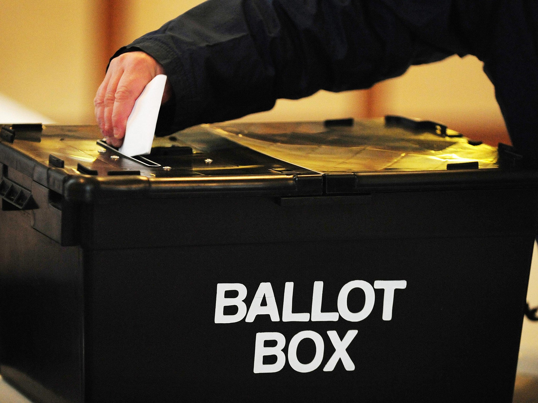 UK general elections are decided using the first past the post system