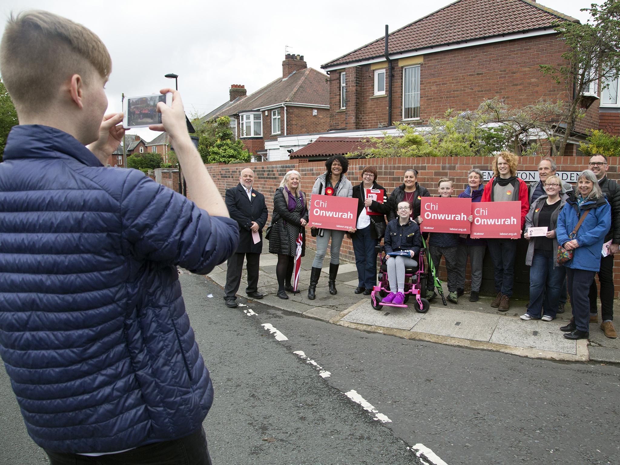 Labour canvassers get ready to hit the streets in Newcastle