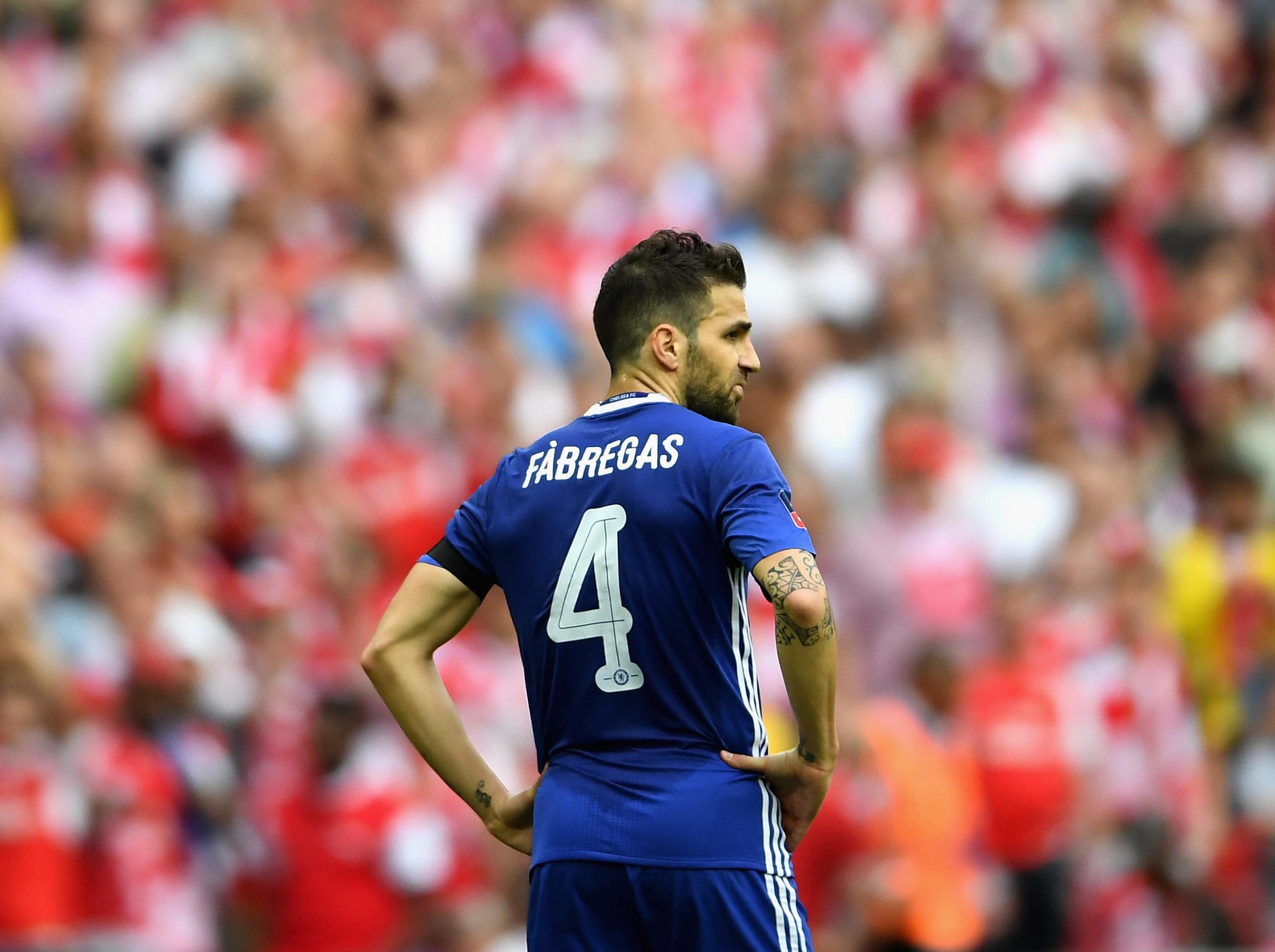 Fabregas was unable to change the game in the second-half