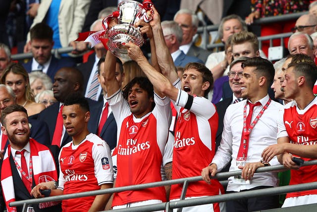Arsenal lifted the FA Cup for a seventh time under Arsene Wenger