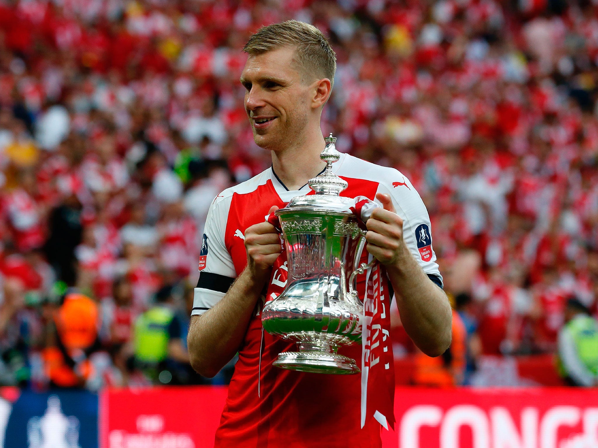 Per Mertesacker used Arsenal's FA Cup victory to hit back at his critics