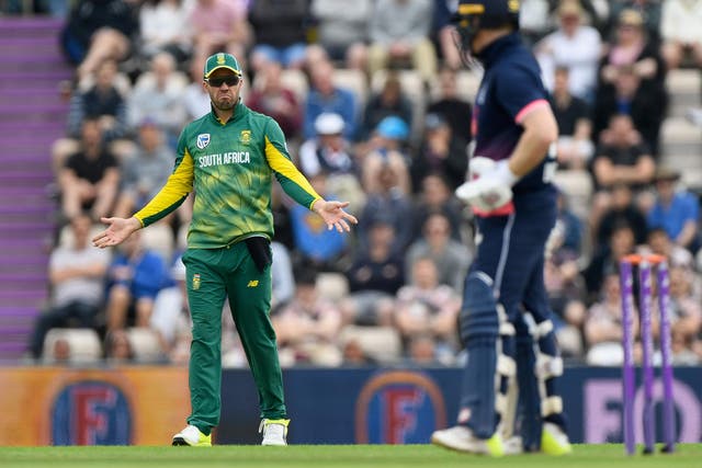 AB de Villiers was left 'upset' by the match officials' questioning