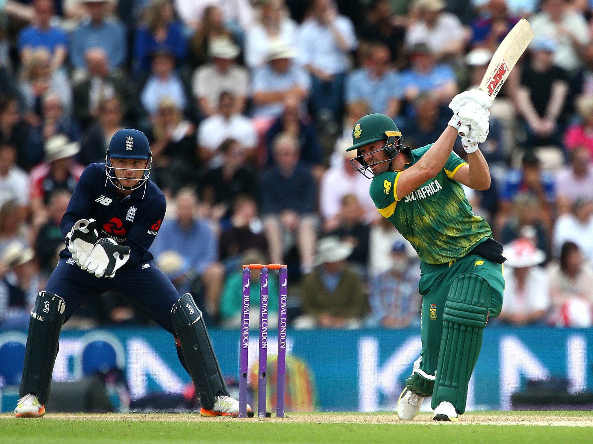 De Villiers in action for South Africa