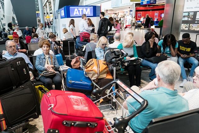 Disruption has spilled into third day with some short-haul flights cancelled