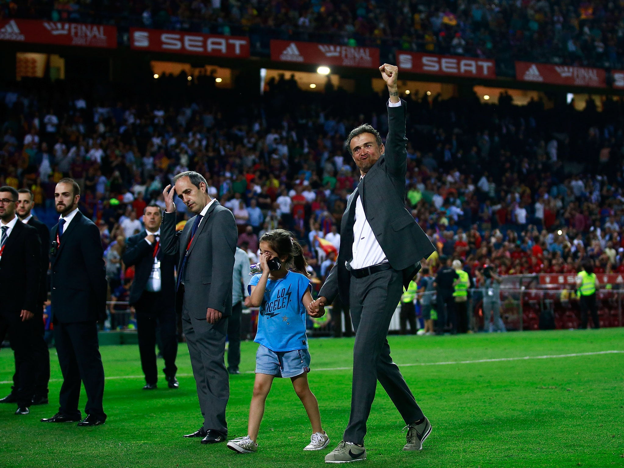 Luis Enrique will now take time out to be with his family