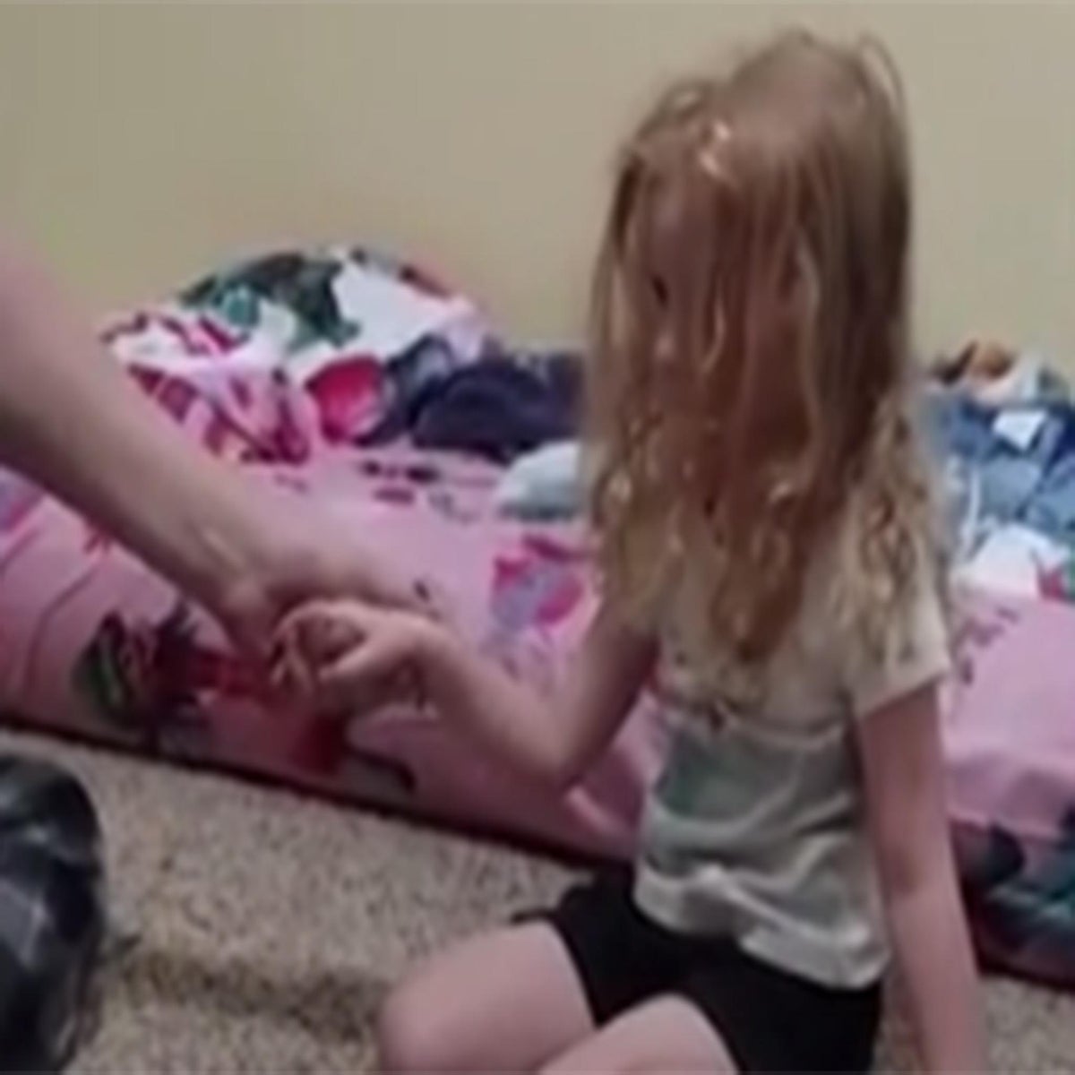 Mom Forced Foot Fetish - Mum posts video of daughter, 3, who was paralysed after tick bite | The  Independent | The Independent