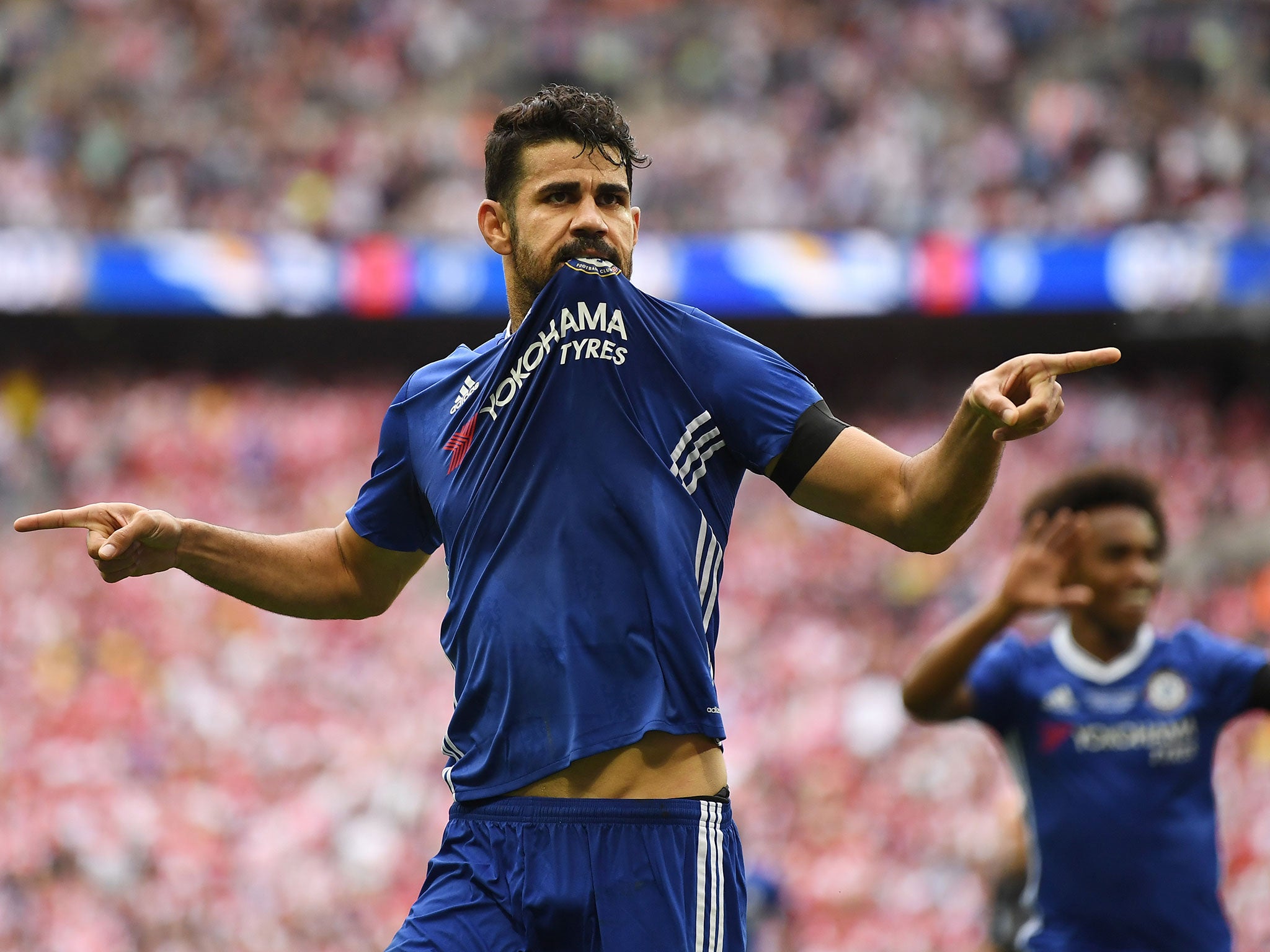 Diego Costa said after Saturday's final he would only leave Chelsea for Atletico