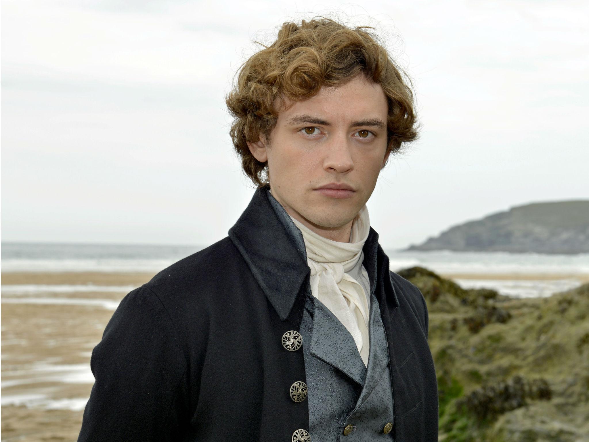 Demelza's (played by Tomlinson) new admirer Hugh Armitage played by Josh Whitehouse in the upcoming series of 'Poldark'