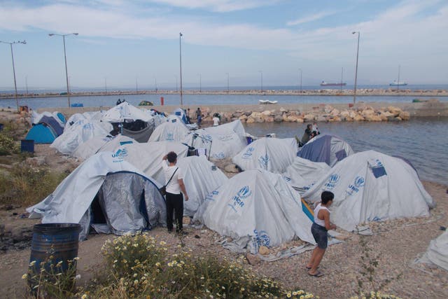 Around 39 per cent of the estimated 3,782 displaced people living on Chios have witnessed a death on the island