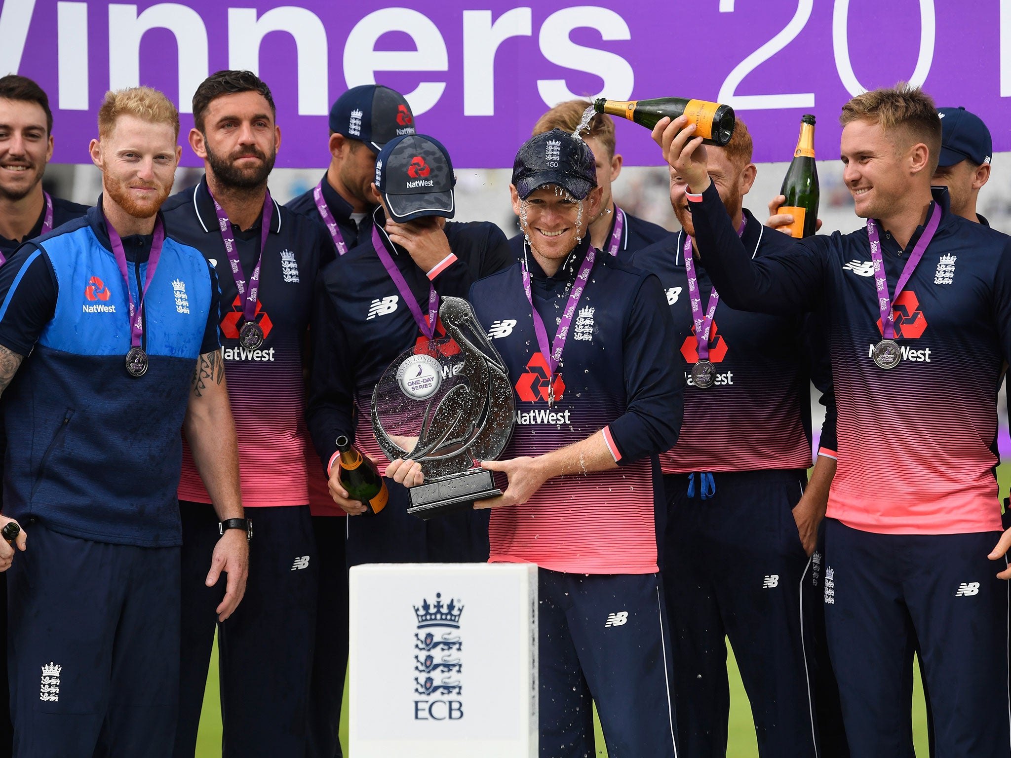 England still claimed series victory - despite Monday's defeat