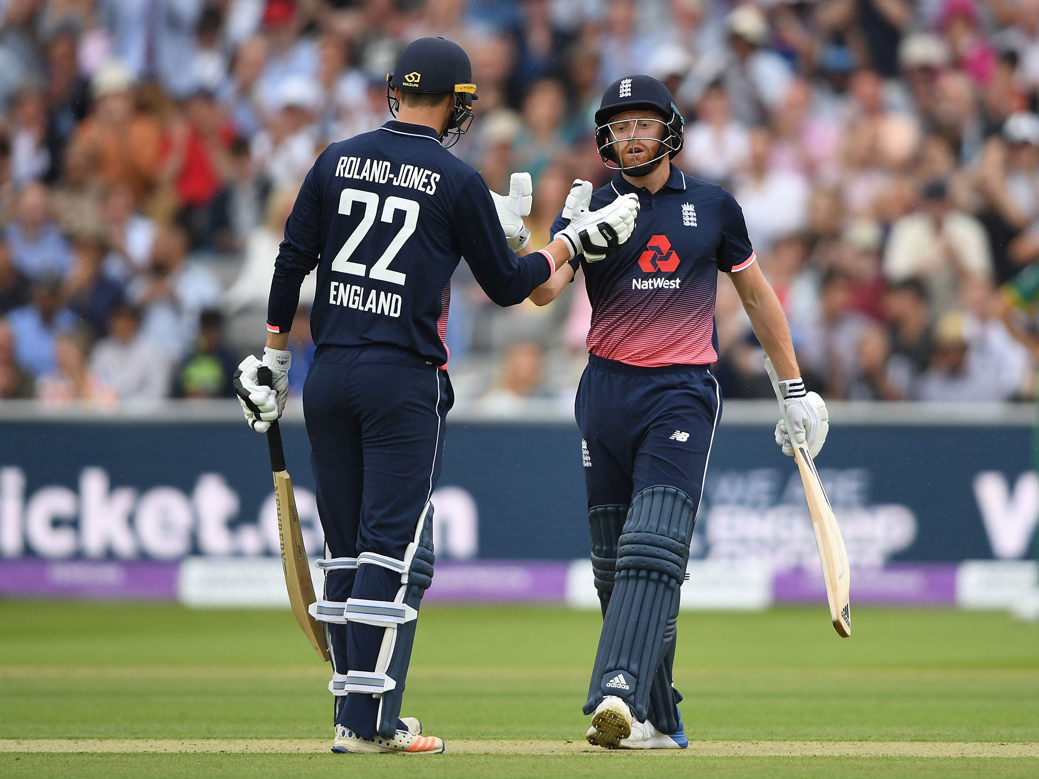 Toby Roland-Jones scored 37 on his international debut