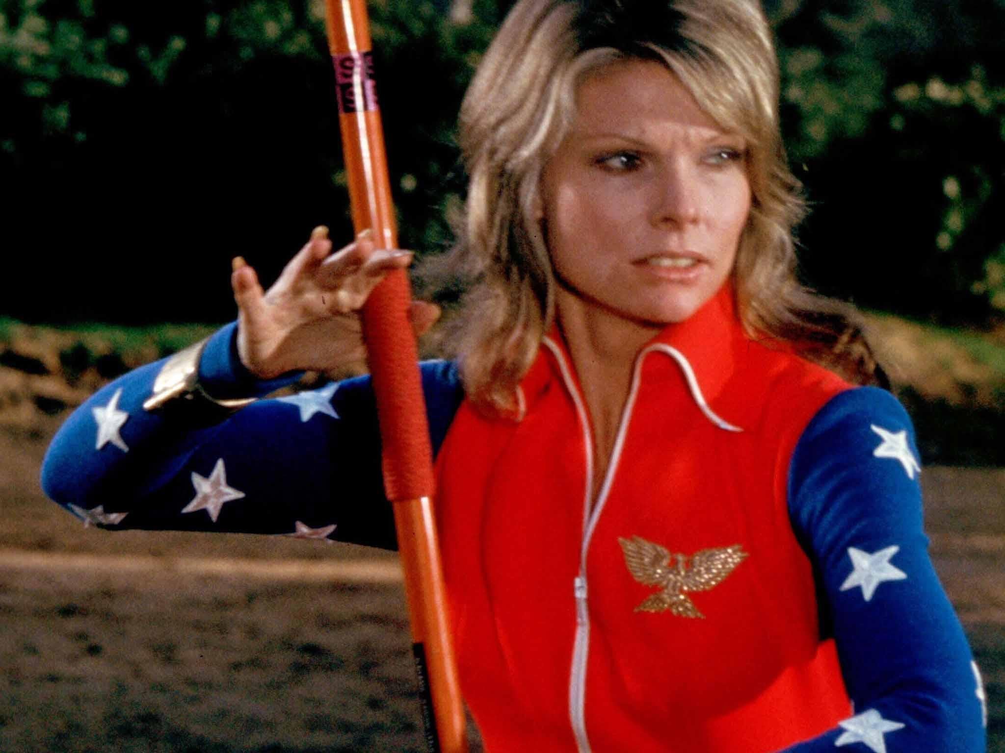 Cathy Lee Crosby played the superhero in the 1974 ‘Wonder Woman’ film directed by Vincent McEveety