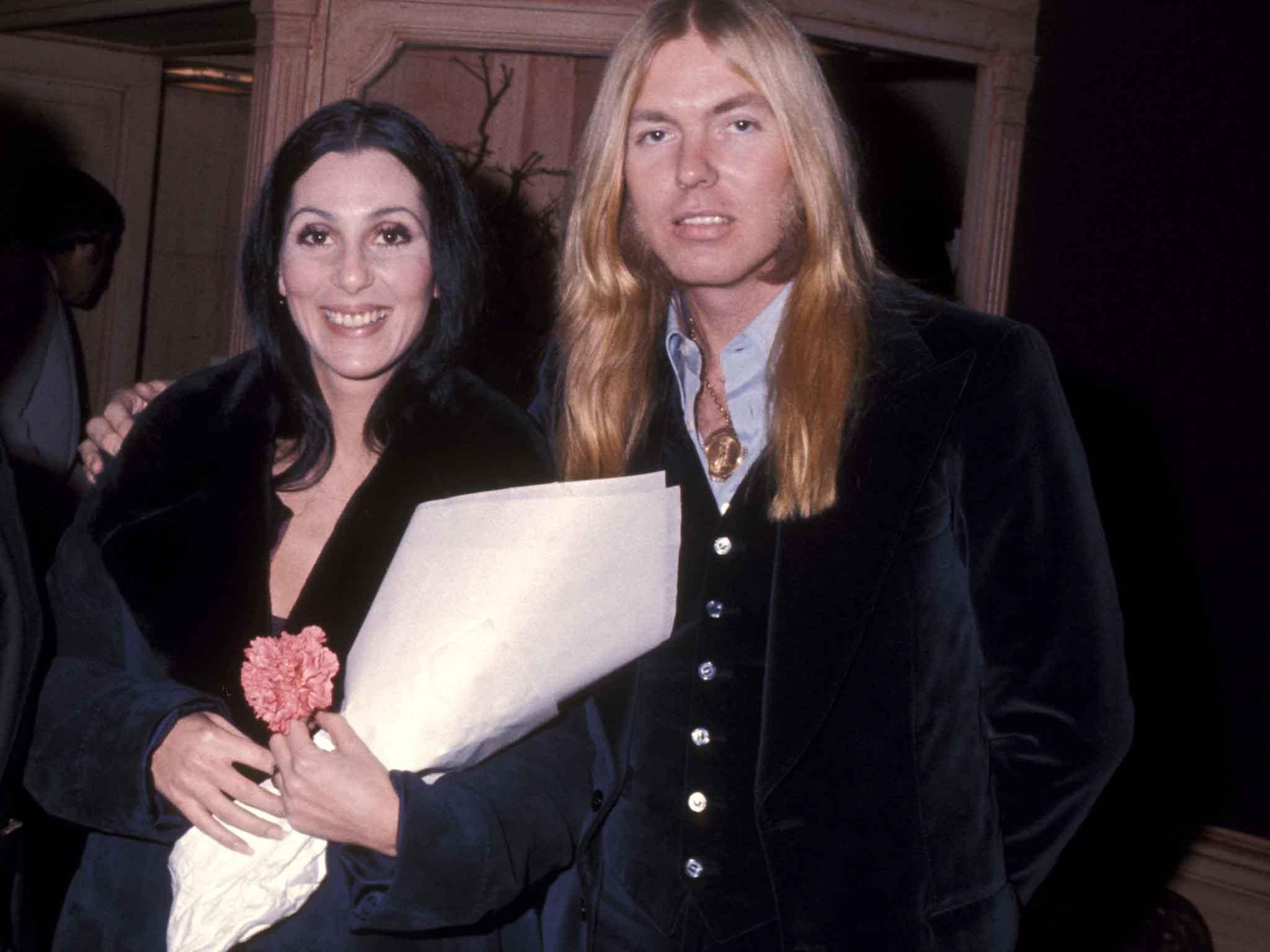 Singer Cher and Allman were married in 1975