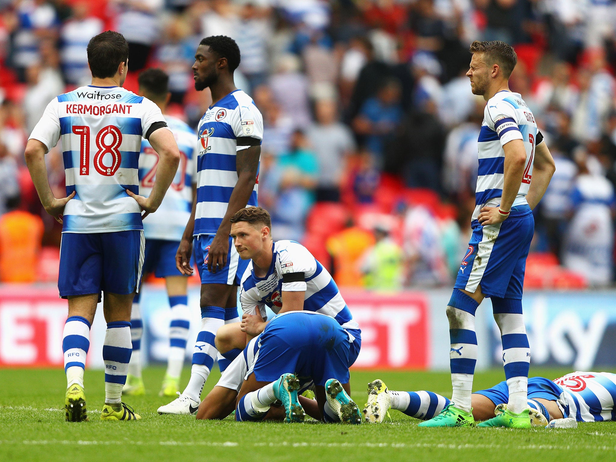 It was heartbreak for Reading and their fans