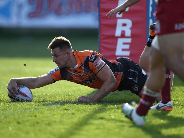 Greg Eden scored four tries for the visitors