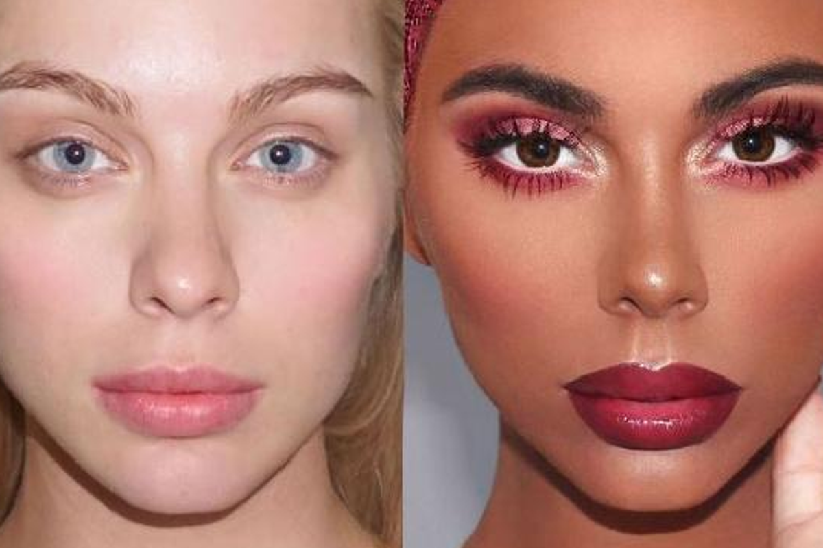 Makeup artist provokes outrage by turning white woman black | The ...