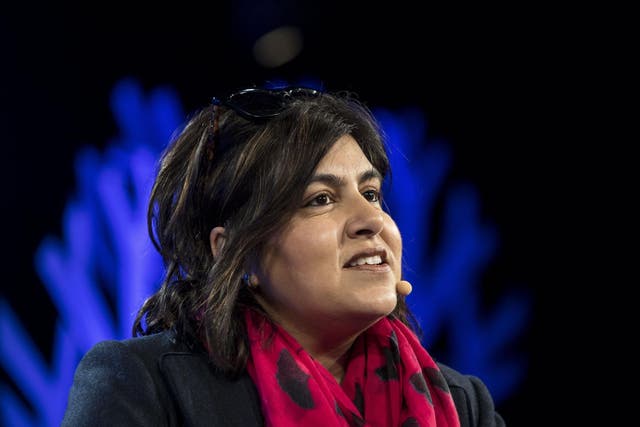 Baroness Warsi said she did not want the veil banned 'with a government diktat'