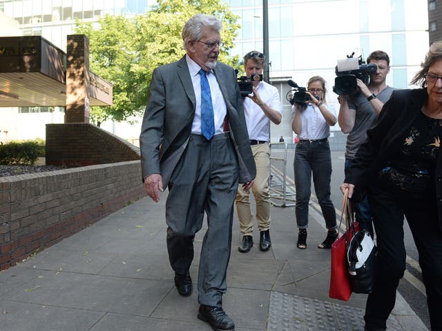 Rolf Harris leaves Southwark Crown Court after the jury was sent out to consider its verdicts last Friday