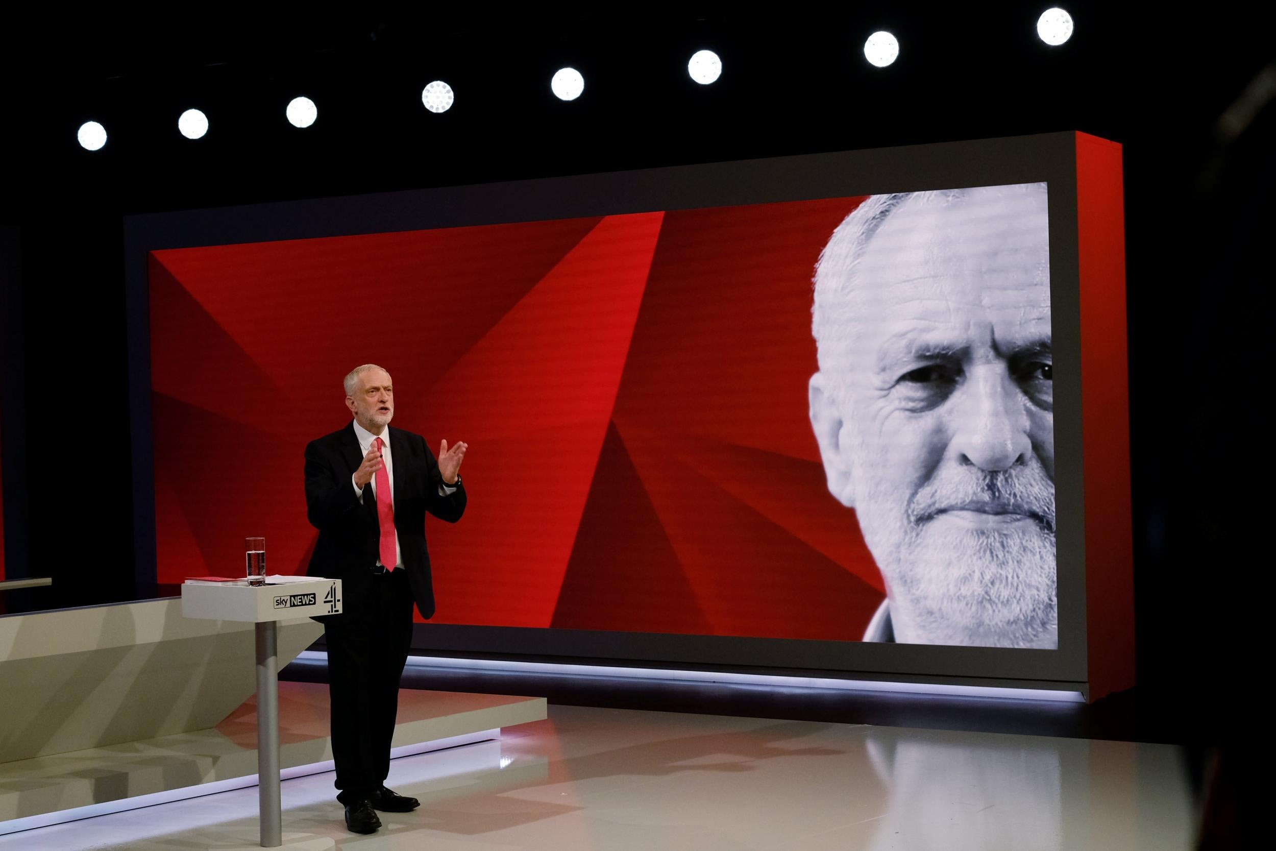 The Labour leader takes questions during the Paxman debate. Since the campaign begun he has outperformed most pundits’ expectations