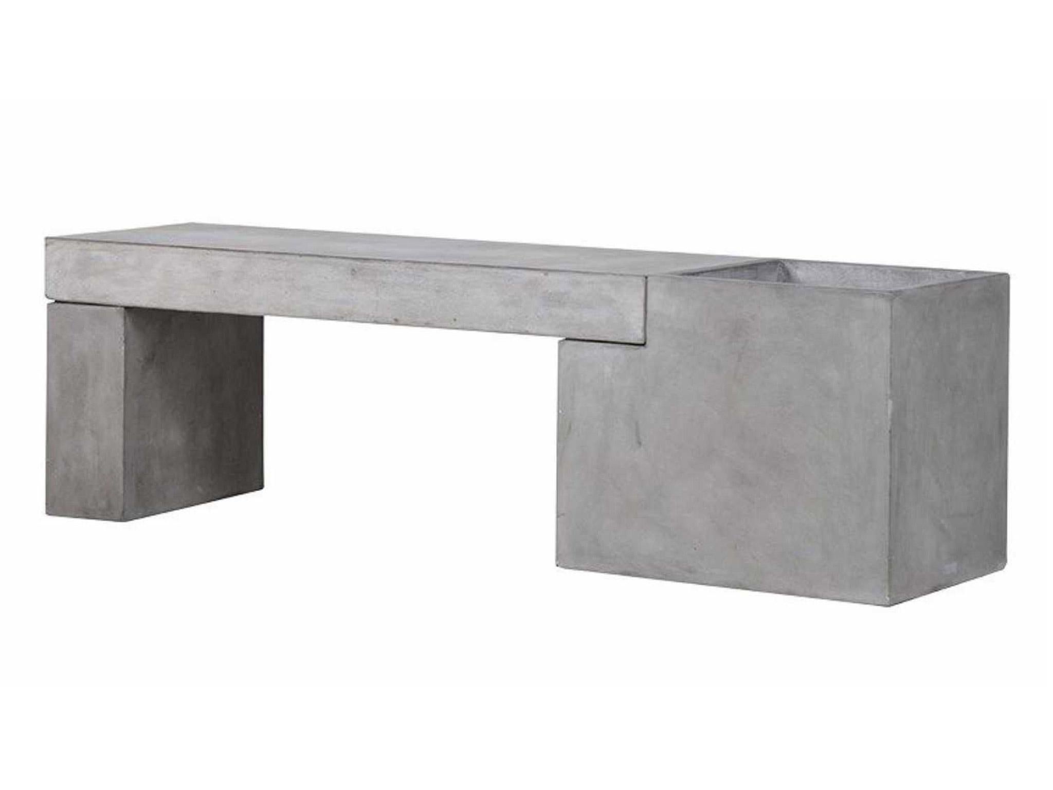10 Best Garden Furniture The Independent Concrete Bench Planter 329 65 Wood Interiors