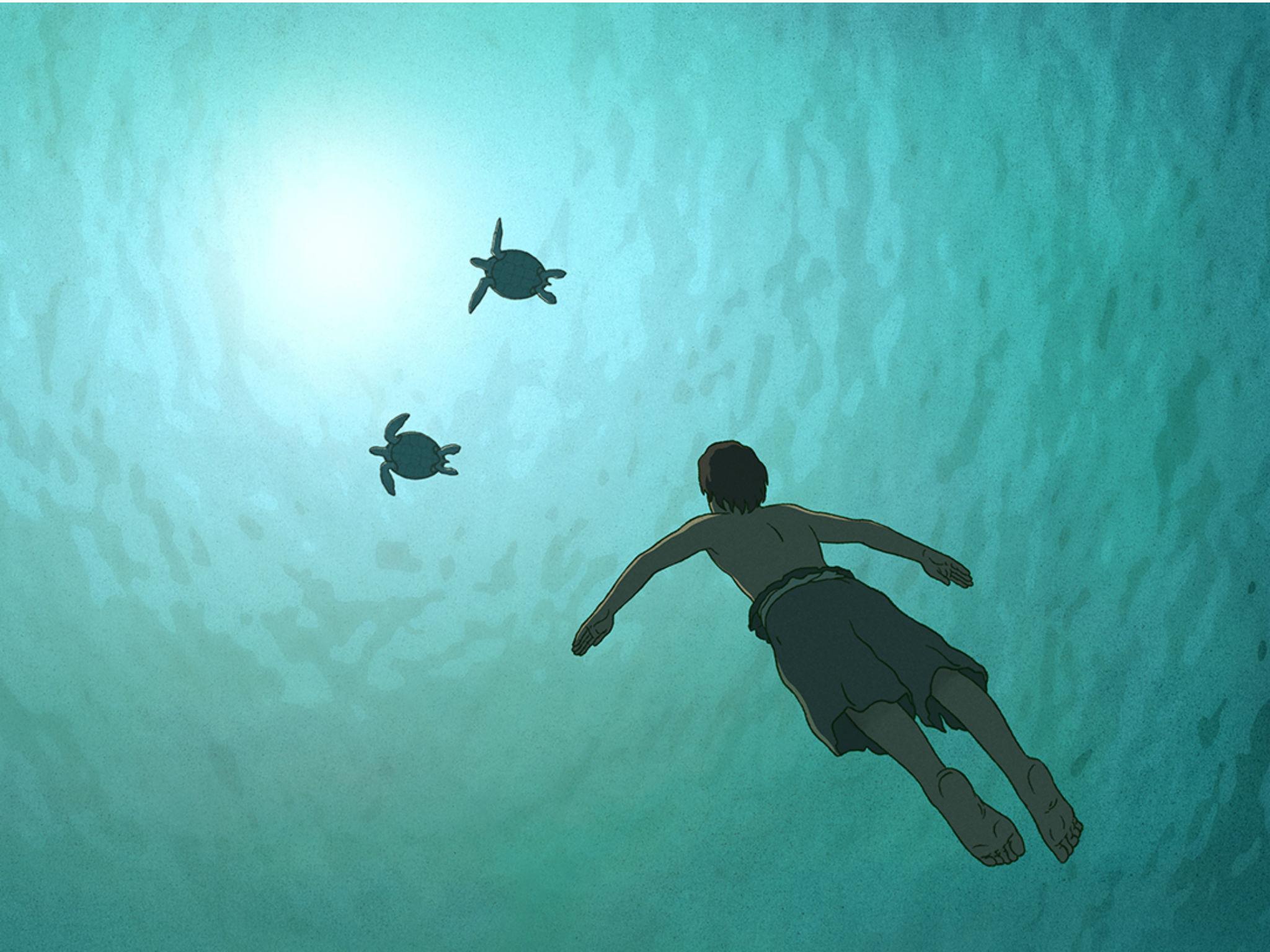 A still from 'The Red Turtle'