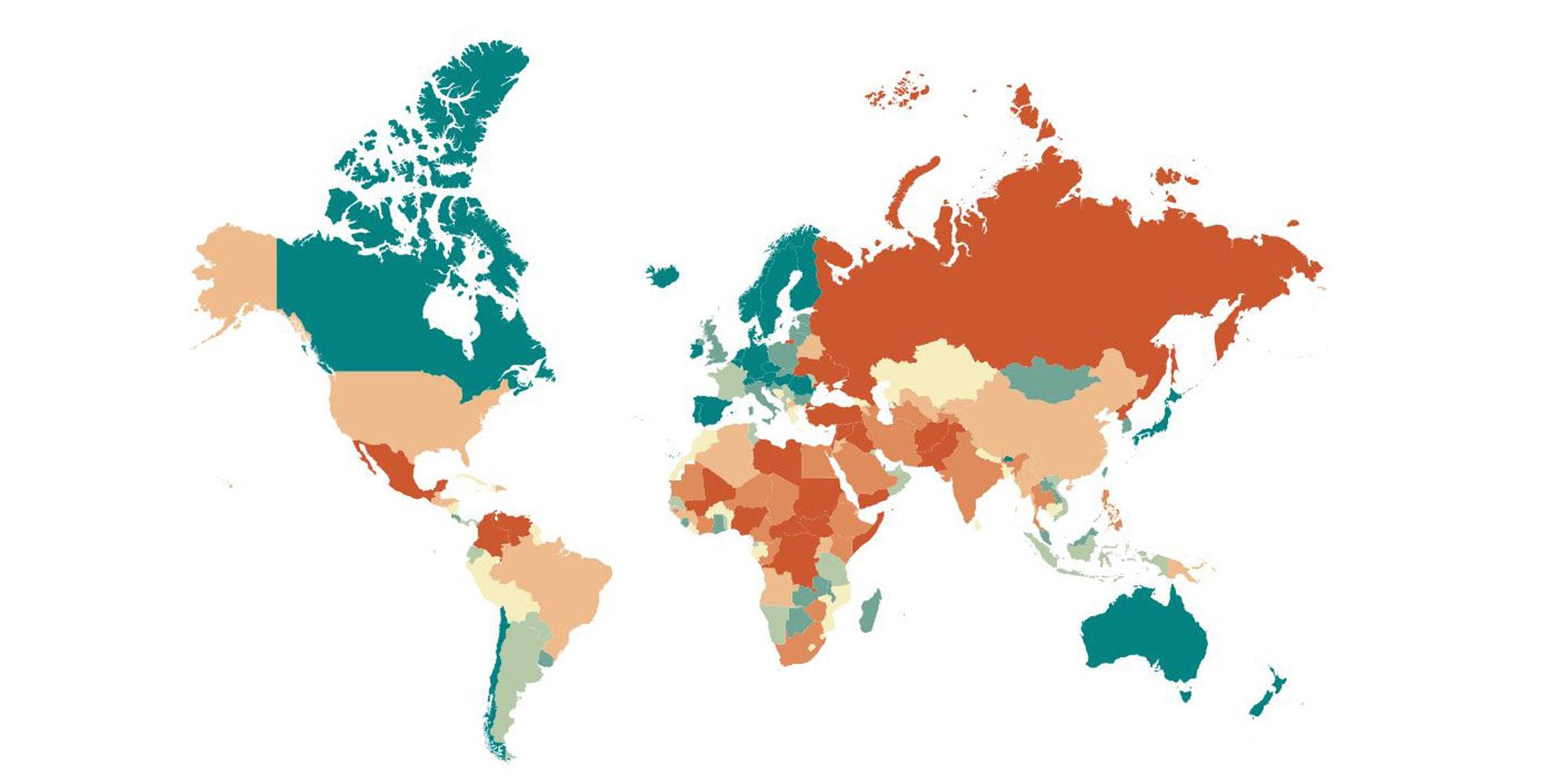 These are the most and least peaceful countries in the world | indy100 ...