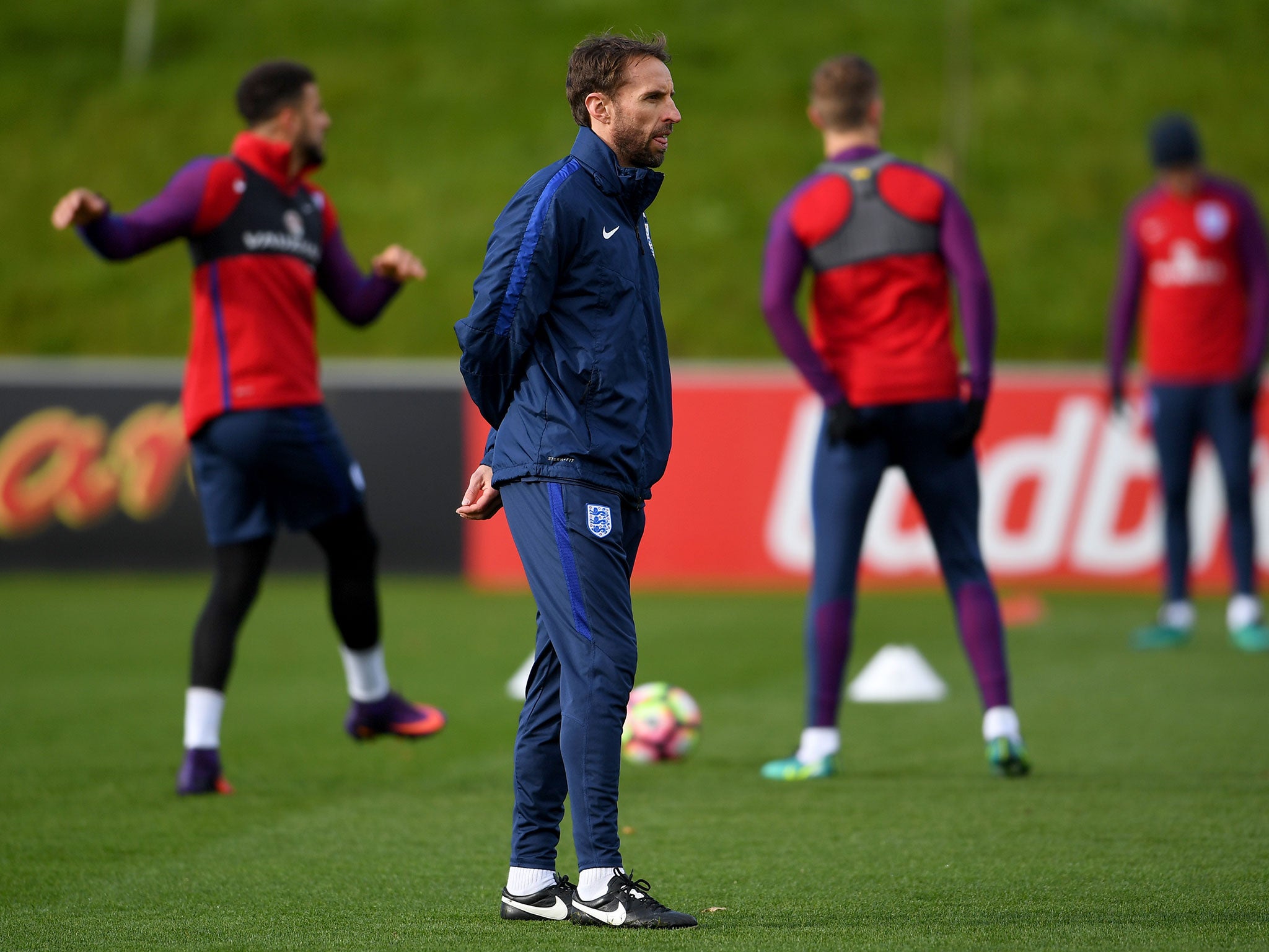 Gareth Southgate wants his young Lions to step up to the mark