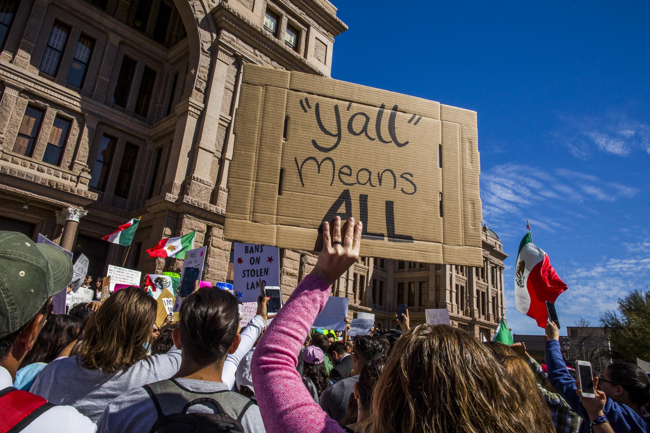 Texas politicians nearly got into a brawl over immigration protests