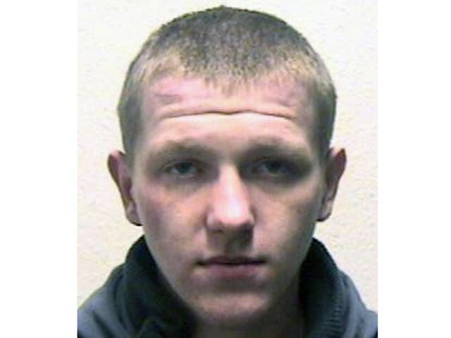 Handout photo issued by Wiltshire Police of Michal Kisier, 30, a prisoner who has escaped from a hospital and is believed to be armed with a razor blade