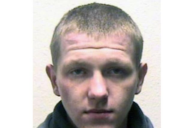 Handout photo issued by Wiltshire Police of Michal Kisier, 30, a prisoner who has escaped from a hospital and is believed to be armed with a razor blade