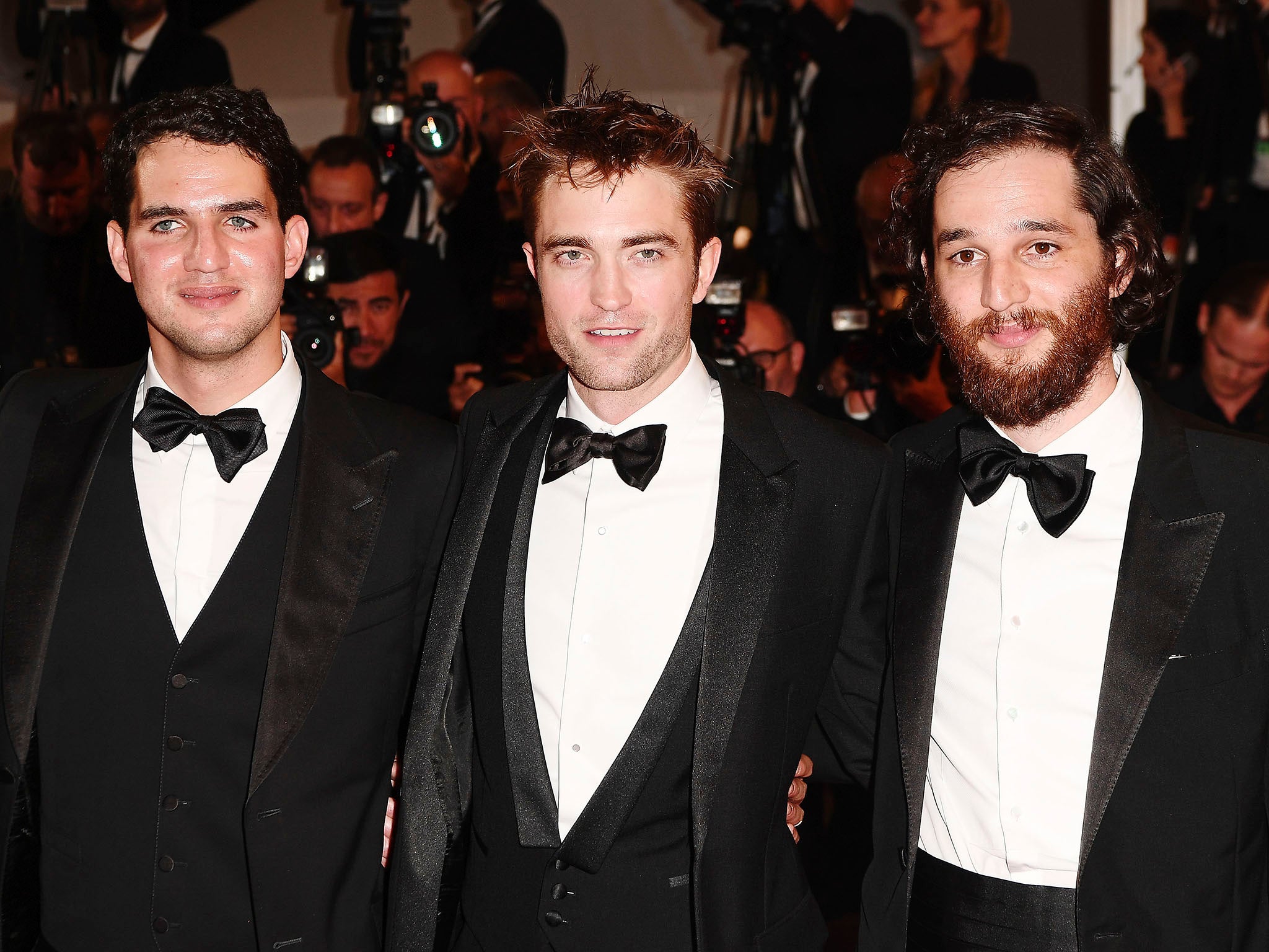 Benny Safdie, Robert Pattinson and Josh Safdie attend the ‘Good Time’ screening during the 70th annual Cannes Film Festival