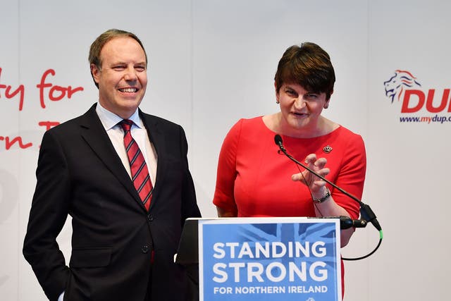 Arlene Foster's party could be set to join the Tories in a coalition government if a hung parliament scenario occurs