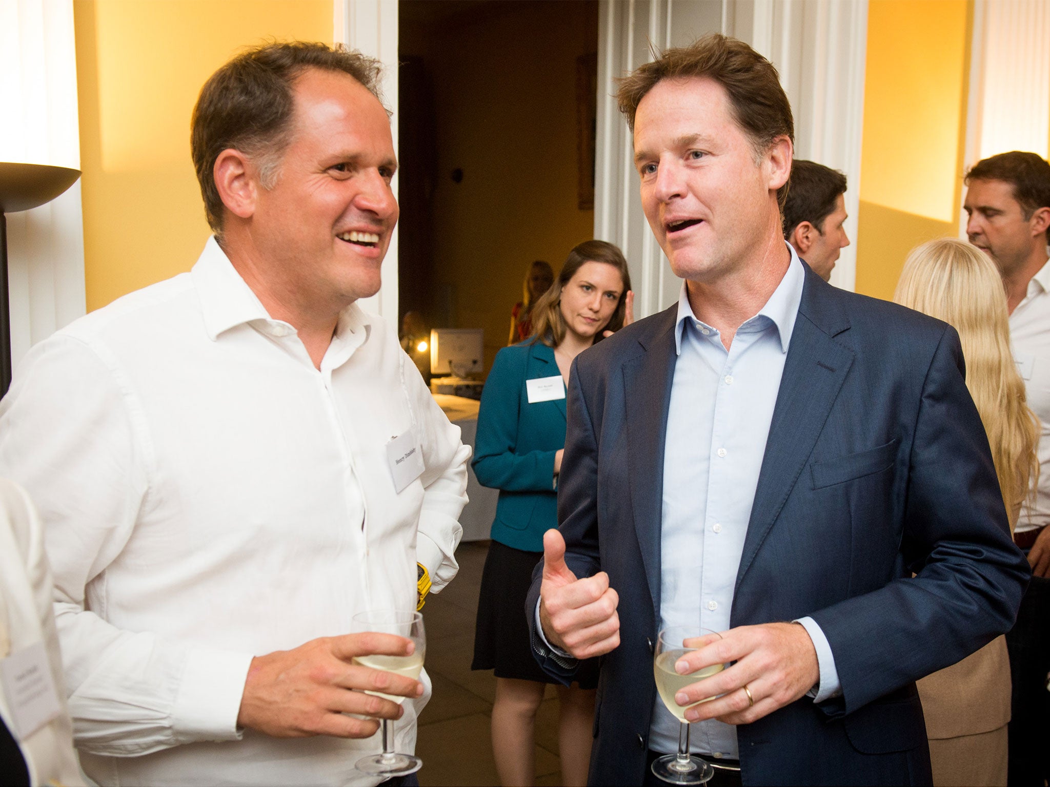 Deputy Prime Minister Nick Clegg launched the free school meals campaign with co-author Henry Dimbleby in 2014