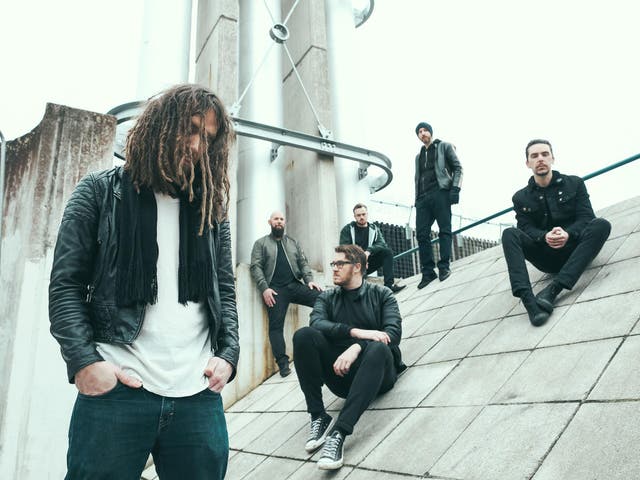 SikTh, from left to right, Mikee Goodman