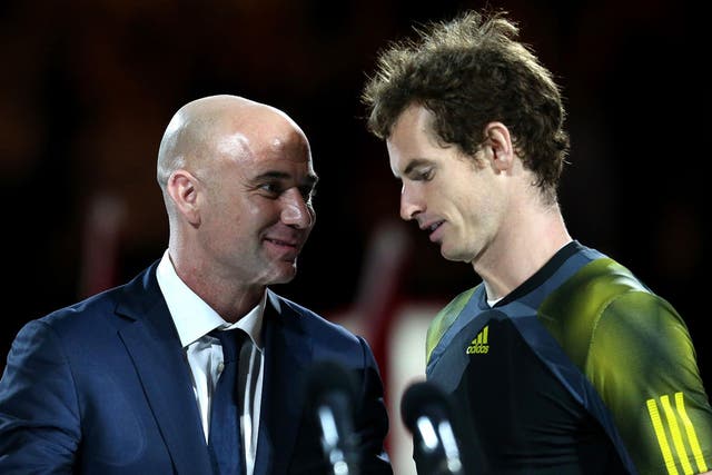 Andre Agassi was always one of Andy Murray’s favourite players
