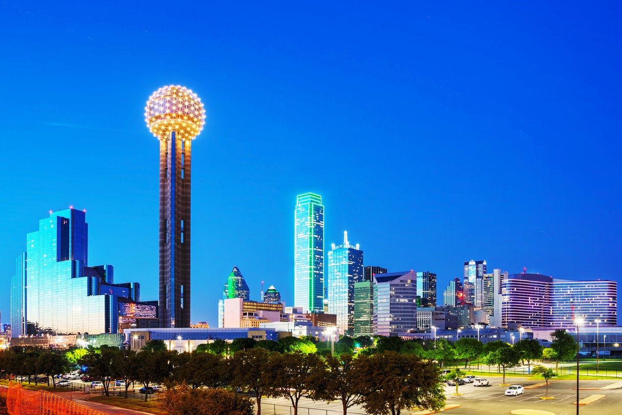 Reunion Tower gives the best views of the city (iStockphoto)