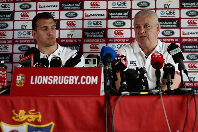 Warren Gatland told his Lions players who would start their first match last week