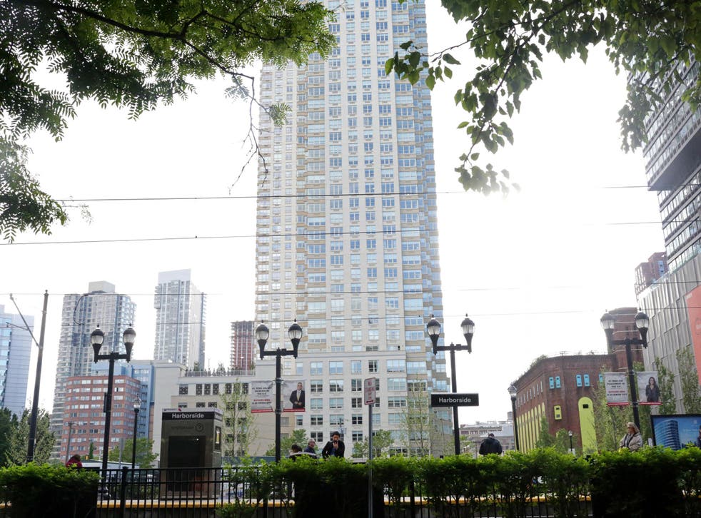 A luxury 50-storey residential tower at 65 Bay Street built by Kushner Companies and its partners in a booming waterfront district in Jersey City
