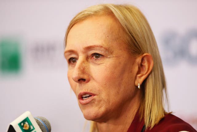 Navratilova, a prominent advocate for LGBT rights, criticised Court for her views