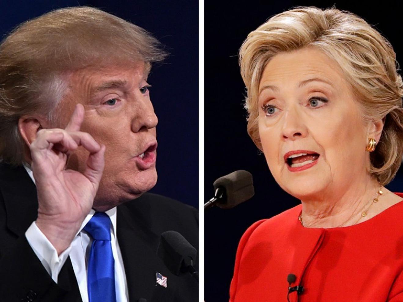 Donald Trump and Hillary Clinton (Paul J. Richards/AFP/David Goldman/AP)