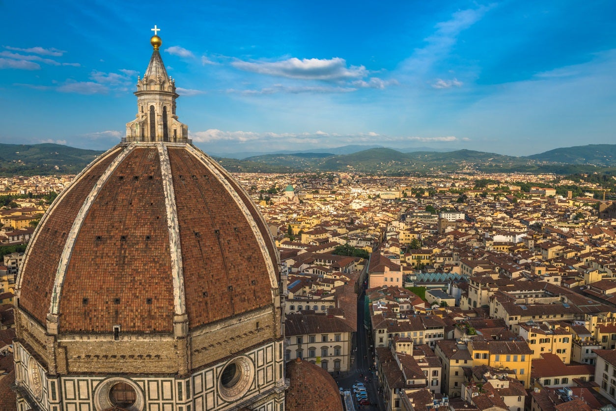 The city centre of Florence is a UNESCO protected site