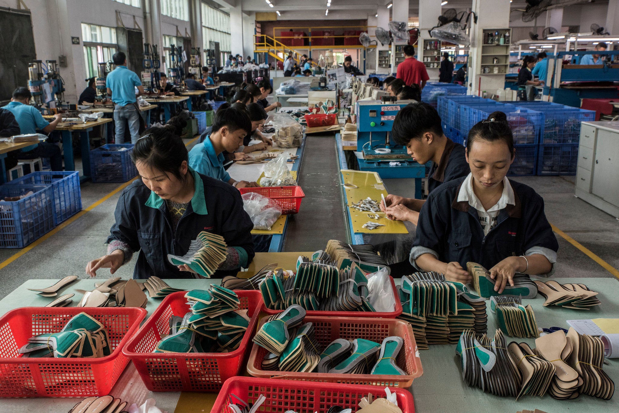 Today, Chinese workers are less cheap and less willing
