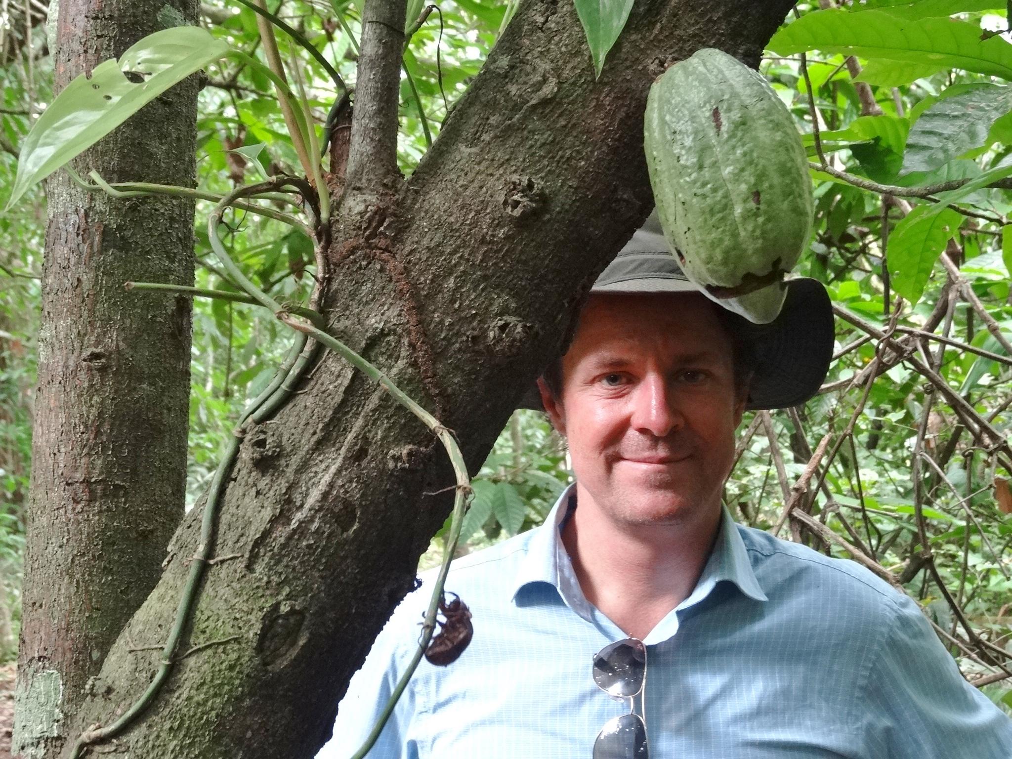 Philipp Kauffmann, the ‘Chief Grower’ at Original Beans says chocolate as we know it has very little to do with cacao