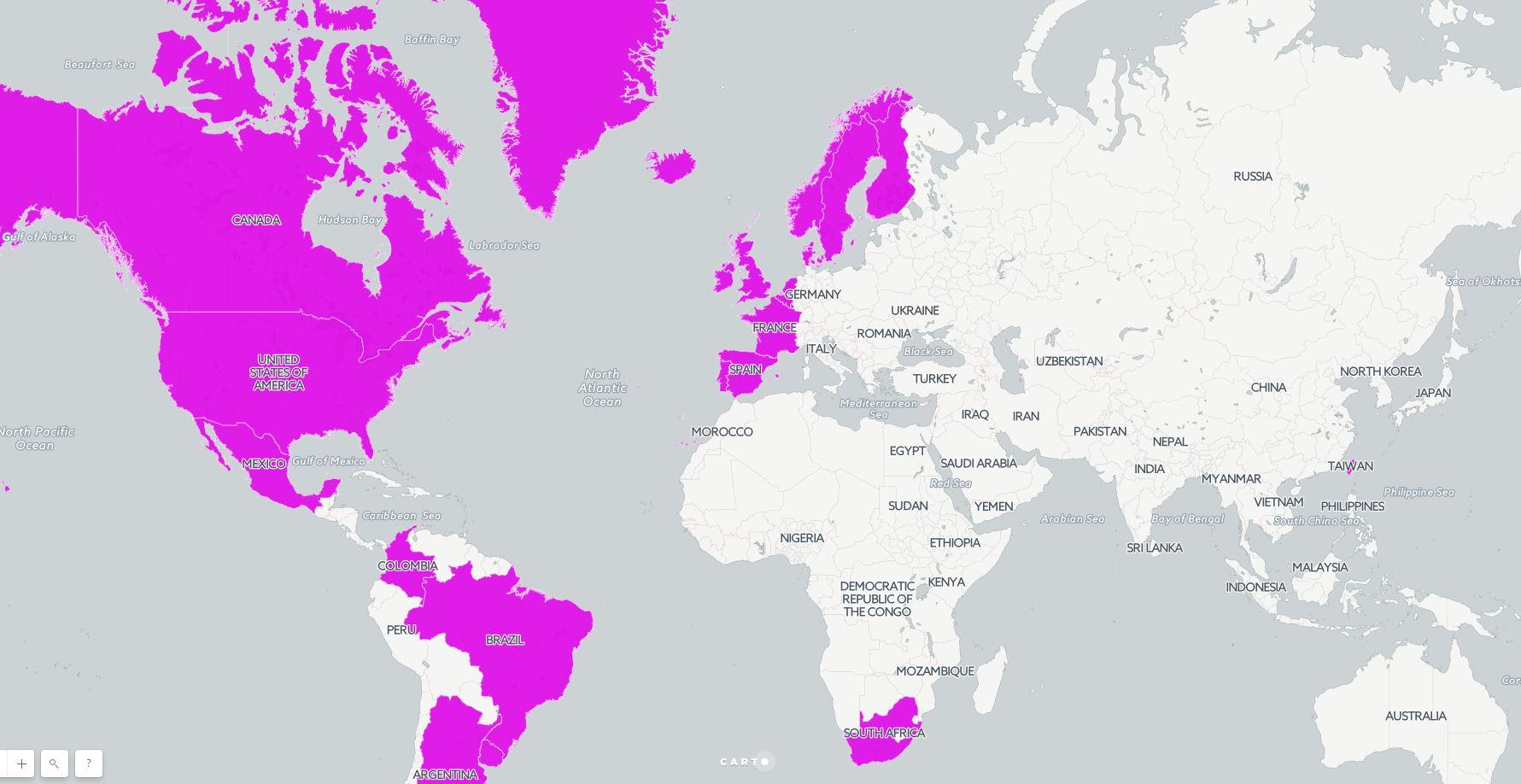 A Map Of The Countries Where Same Sex Marriage Is Still Illegal Free   Samesexmarraigemap 