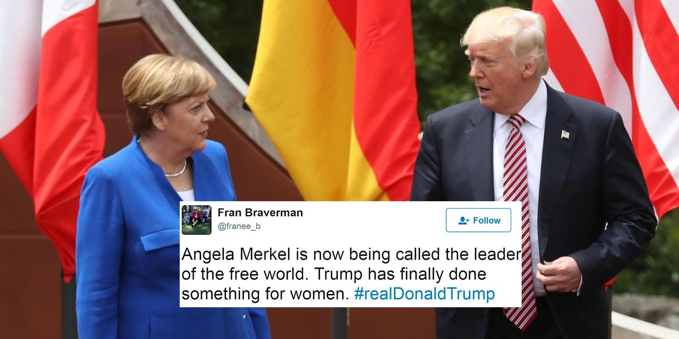 Angela Merkel Is Now The Leader Of The Free World Indy100 Indy100