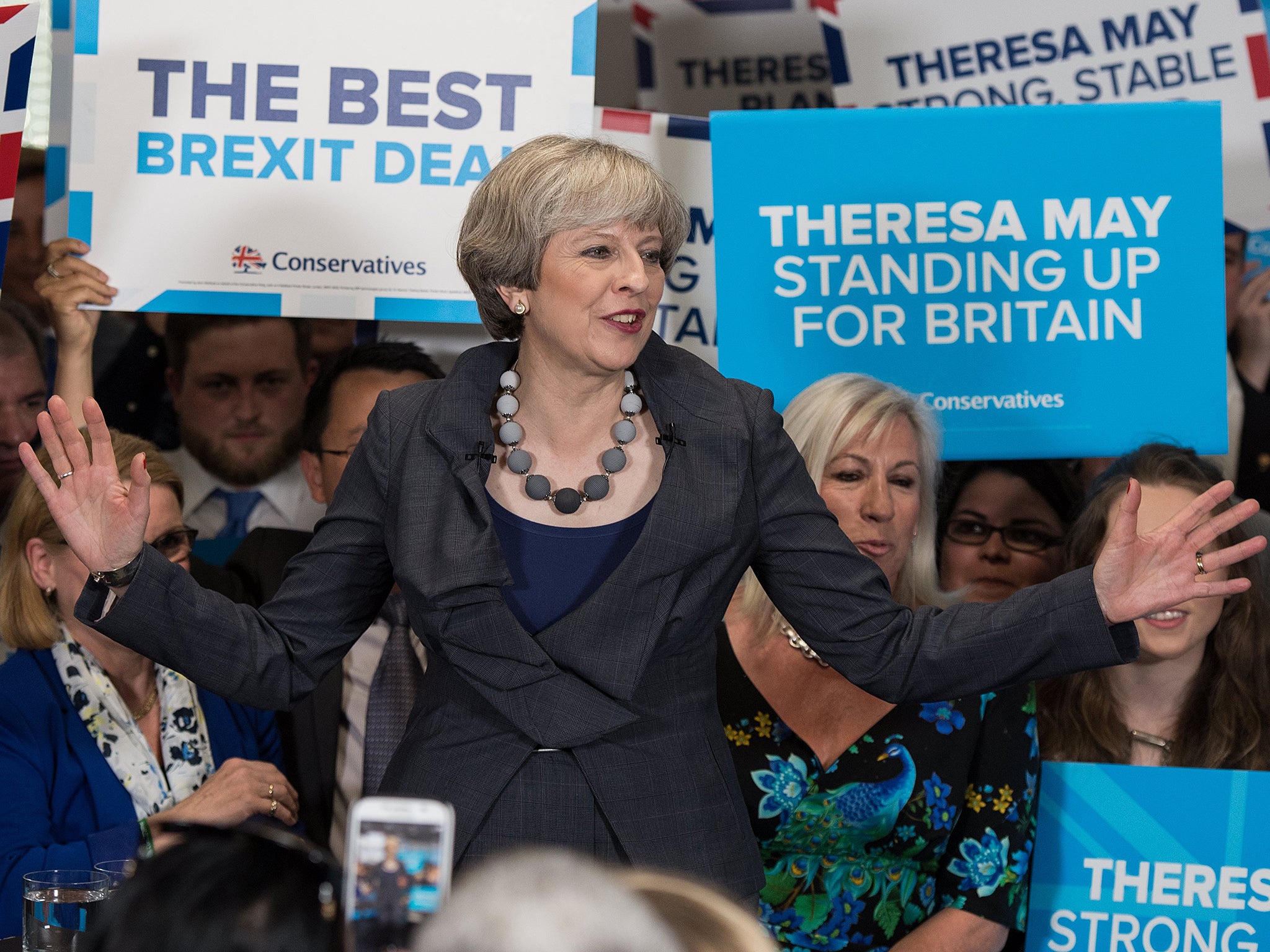 The Prime Minister has focused on Brexit throughout her general election campaign