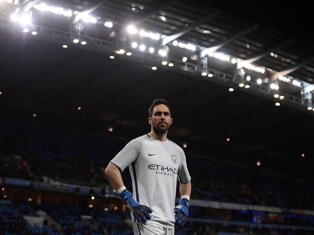 Claudio Bravo is determined to battle for his place at City